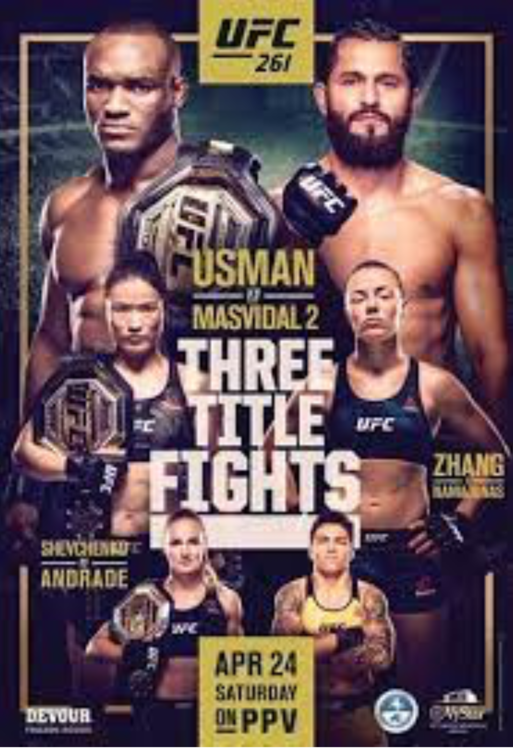 UFC 261 USMAN VS. MASVIDAL