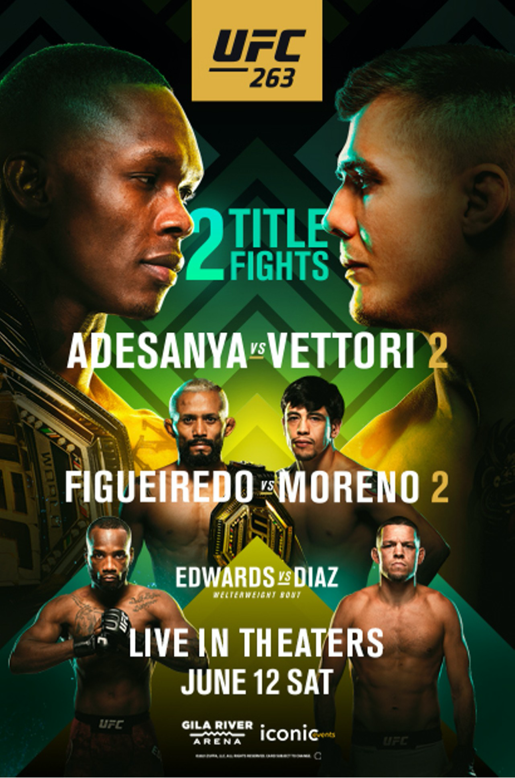 UFC 263 ADESANYA VS. VETTORI 2